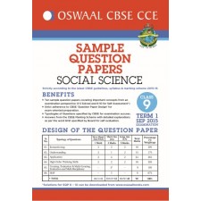 OSWAAL SAMPLE QUESTION PAPERS SOCIAL SCIENCE CLASS 9